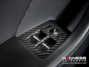 Jaguar F-TYPE Interior Trim - Carbon Fiber - Window Switch Control Cover Kit